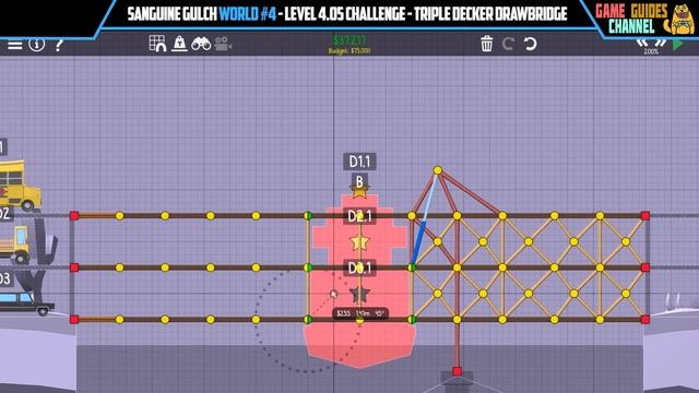 Poly Bridge 2 Level 4-05 Triple Decker Drawbridge Challenge Solution смотреть онлайн