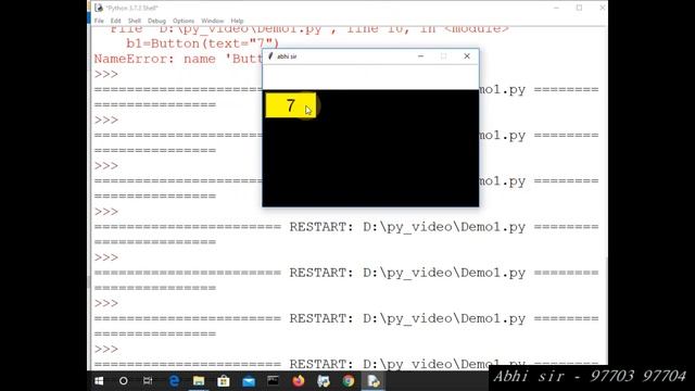 How To Create Calculator in Python part 6 Tkinter in hindi смотреть онлайн