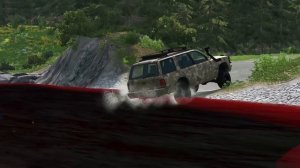 Тачки против Красной реки - BeamNG Drive