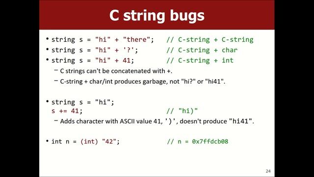 【Lecture 03 - Strings, Streams, Grids】CS106X, Programming Abstractions in C++, Au 2017 смотреть онлайн