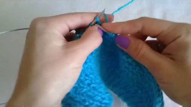 ТАПОЧКИ - НОСОЧЕК СПИЦАМИ очень простые . смотреть онлайн