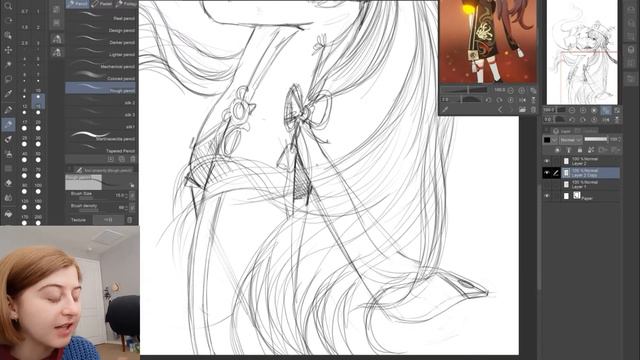 Drawing Hu Tao and spending too many Primogems in Genshin Impact! смотреть онлайн