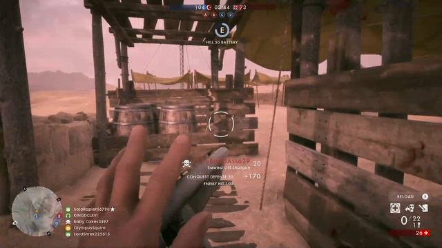 Battlefield 1: Sawed Off Shotgun Rampage! смотреть онлайн
