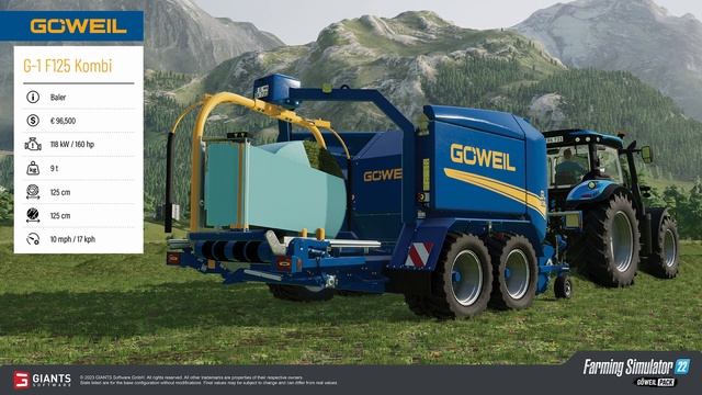 Goweil Pack DLC Factsheet Farming Simulator 22 смотреть онлайн
