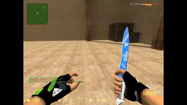 играем в cs:s на knife сервере(ей ты,умри) смотреть онлайн