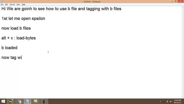 #Epsilon Text Editor | Easy #Tagging | Loading .b Files | EEL | #Reference tagging смотреть онлайн