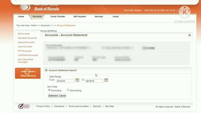 How To Download Bank Of Baroda 6 Month's Statement.Download Statement Bank Of Baroda Bob Statement смотреть онлайн