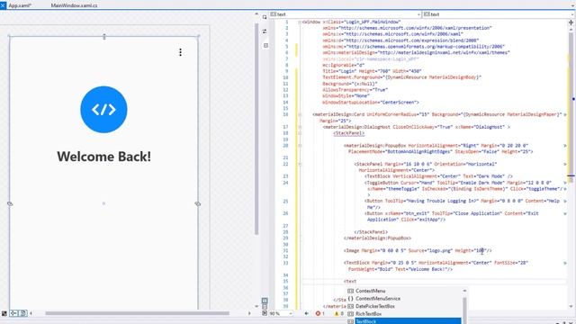 How to Create a Modern Login Window in WPF using C# | C# Tutorial смотреть онлайн