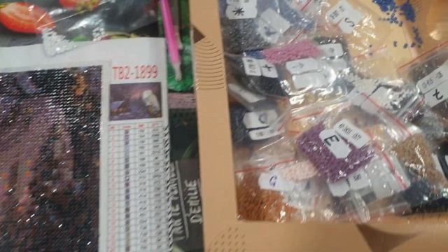 Снежная сова! Процесс идёт! Алмазная вышивка смотреть онлайн