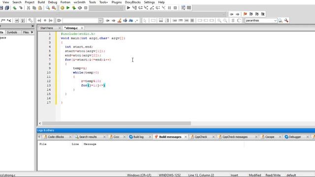 All strong numbers in the given range using command line arguments смотреть онлайн