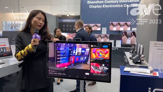 ISE 2023: INNOCN Introduces 32D4U, a 32-Inch 32" Rotating 4K Display Mounted on Portable Stand смотреть онлайн