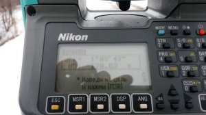 Инструкция - Вынос в натуру точки с известными координатами на тахеометре Nikon Niva (DTM, NPL, NPR