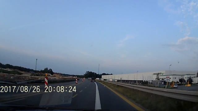 POLAND. Шоссе Е 67, ремонт август 2017 смотреть онлайн