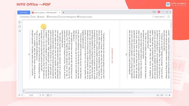 [WPS Academy] 1.2.8 PDF:How to use the read mode of PDF files смотреть онлайн
