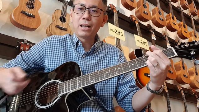 Caesar (X4002C Black) Acoustic Guitar смотреть онлайн