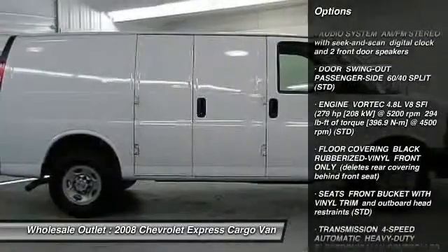 2008 Chevrolet Express Cargo Van Waterford NJ 08089 смотреть онлайн