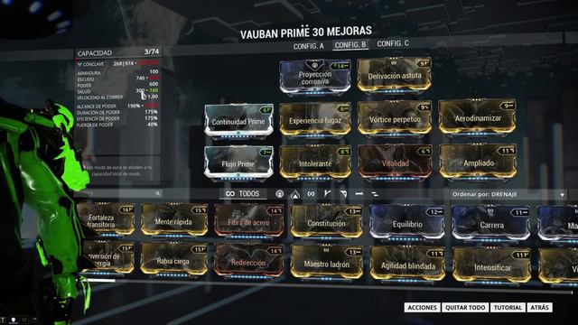 PERFECT BUILDS | Vauban Prime | Control absoluto | 2 formas | Español смотреть онлайн