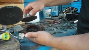 Переделал  еще один газовый редуктор лягушка под пропановую горелку,пришлось поработать мозгом!