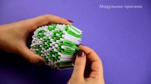 Оригами ваза из бумаги (оригами из модулей) [Что сделать из бумаги]