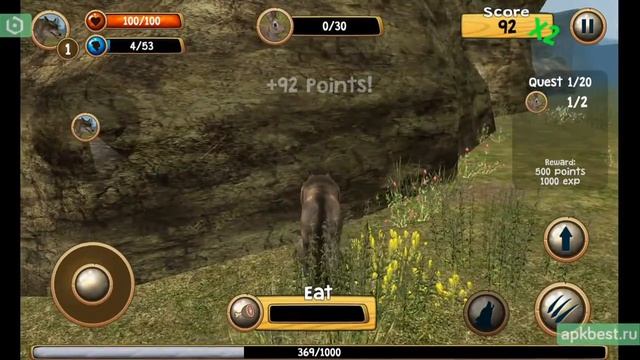 Обзор - Wild Wolf Simulator 3D - для Андроид смотреть онлайн