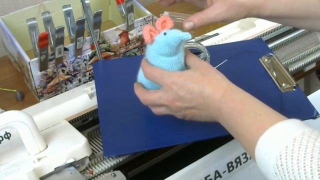 Вязание для детей вязальной машине✅Вязаная игрушка"Мышка бежала"✅Машинное вязание детям✅Мастерклас смотреть онлайн