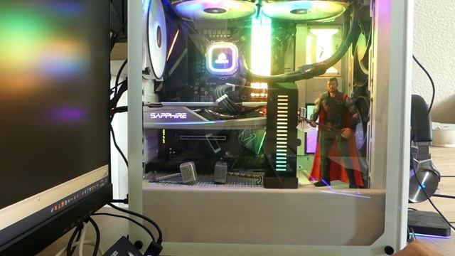 Intel Core i7 10700k GIGABYTE Z490 GAMING PC Darky dreht durch auf Team blau смотреть онлайн