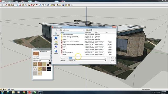 Sketchup Pro to PDF смотреть онлайн