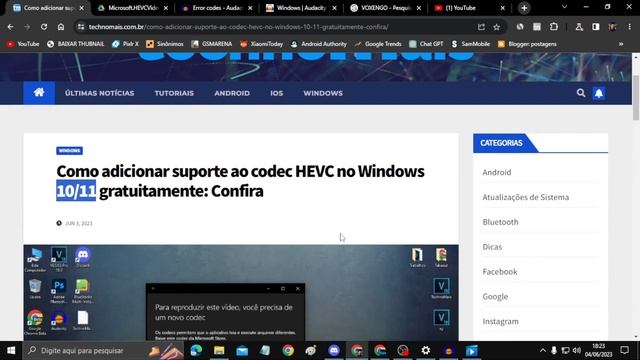 Como Instalar o Codec H.265/HEVC Gratuitamente no Windows 10 e 11? смотреть онлайн