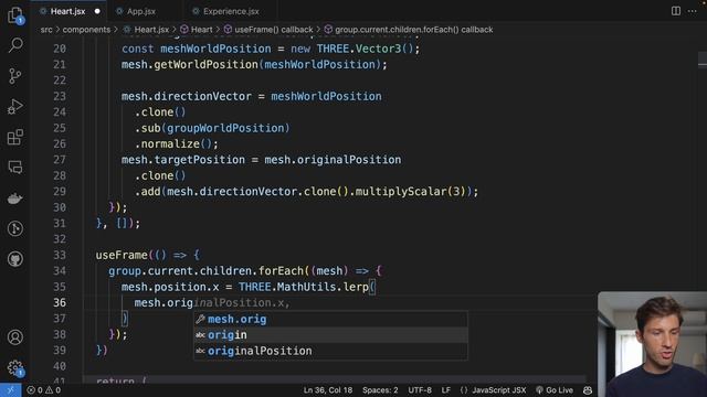 Mesh Explosion Effect - React Three Fiber Tutorial смотреть онлайн