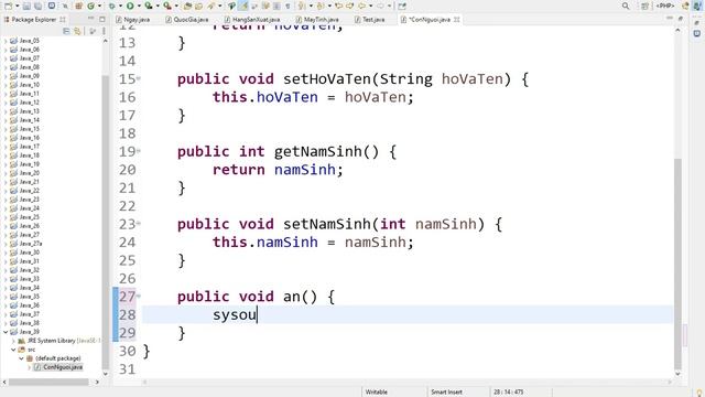 Java 39 . Khái niệm về Kế Thừa trong lập trình Java | Phần 2 - Lập trình Hướng Đối Tượng смотреть онлайн