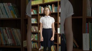 Куляшкина Владислава читает стихотворение Константина Симонова "Самый первый"