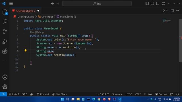 ? User Input in Java | Scanner Class | Java Series | #5 | #javaprogramming смотреть онлайн