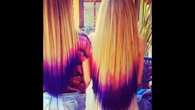 Цветные,модные,красивые волосы:) смотреть онлайн