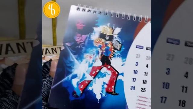 Kalender Meja Tahun Baru 2023 Dengan Desain Tema Anime One Piece смотреть онлайн