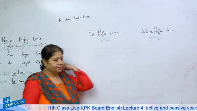 11th Class Live KPK Board English Lecture 4, active and passive voice смотреть онлайн