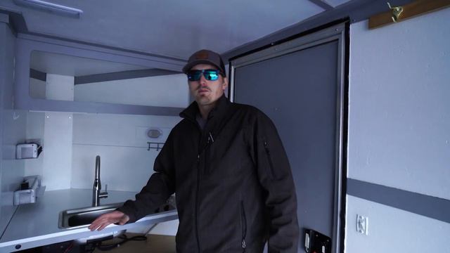 Toy Hauler Tiny Home Conversion | Trailer Flip | Queen Size Murphy Bed | Carefree Camper Co смотреть онлайн