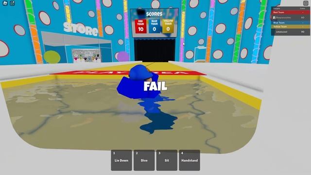 Roblox HOLE IN THE WALL смотреть онлайн