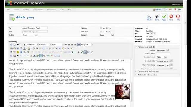 Плагин JoomThumbnail. Плагин для увеличения картинок в Joomla 1.5 смотреть онлайн