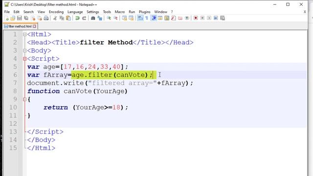 Filter method | array filter method es6 смотреть онлайн