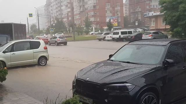 #Анапа.SOS. Гроза в Анапе. Море в городе.26.06.21. смотреть онлайн
