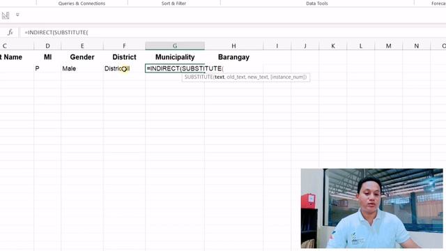 Microsoft Excel | Indirect & Substitute Functions | Relative Named Range | Data List смотреть онлайн
