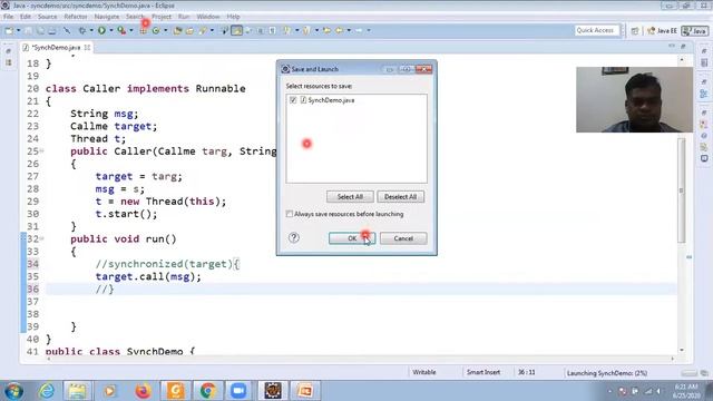 ISE641 - JAVA & J2EE SESSION 6 SYNCHRONIZATION (Module 3) смотреть онлайн