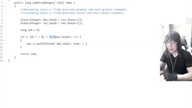 LeetCode 2104. Sum of Subarray Ranges смотреть онлайн