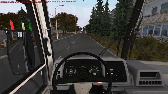 OMSI 2 - Мичурино 0.6 маршрут 1  ПАЗ-3203-08