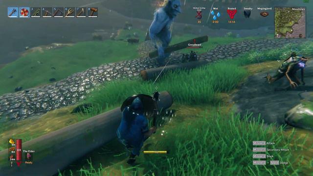 Valheim - How to harvest your tree farm. смотреть онлайн