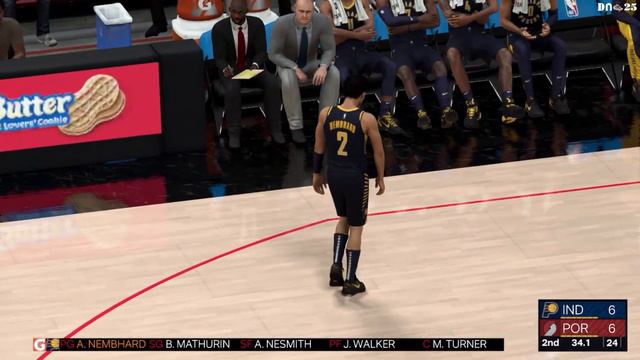 NBA 2k24 Nintendo Switch - Indiana Pacers Vs Portland Trail Blazers Full Gameplay смотреть онлайн