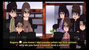 Tanjiro and Nezuko’s old village people react to them // demon slayer gacha react