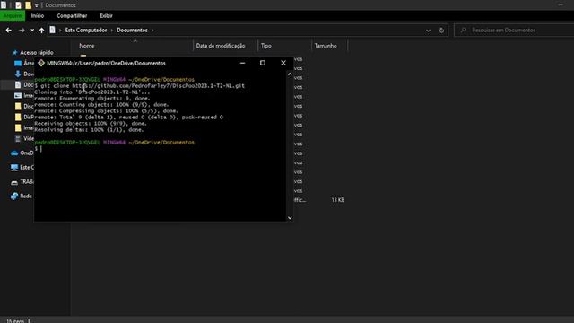 Como criar repositório e enviar arquivo pro Git Hub (Trabalho POO) смотреть онлайн