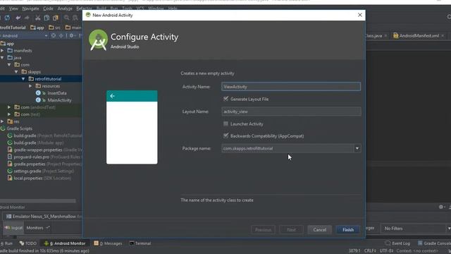 Retrieving & Updating online php server in Android via Retrofit Part 1/2 смотреть онлайн