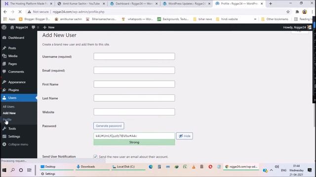 3. Wordpress Dashboard Overview - Wordpress Tutorial in Hindi смотреть онлайн
